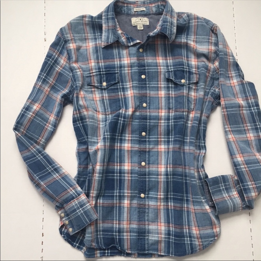 Lucky Brand “Classic Fit” Flannel.